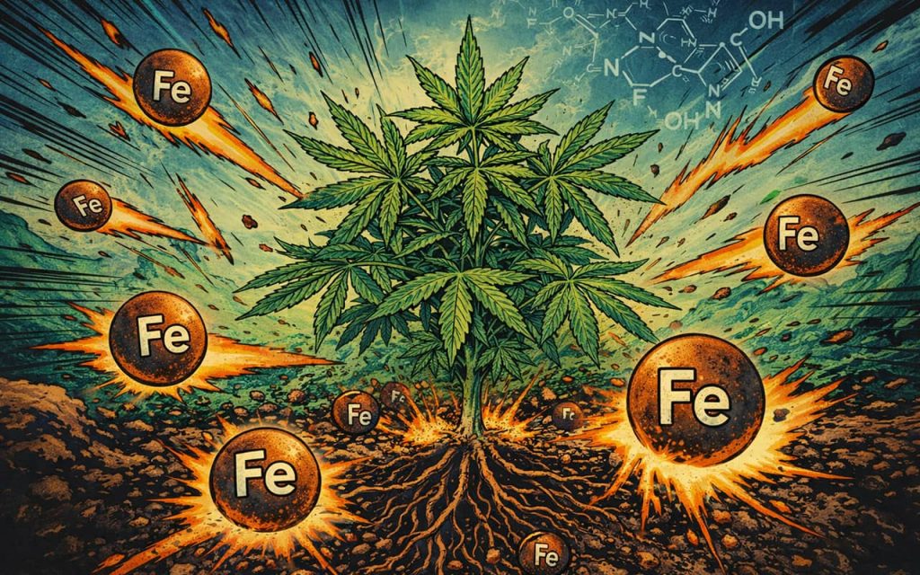 Роль заліза в розвитку рослин канабісу Роль заліза в розвитку рослин канабісу